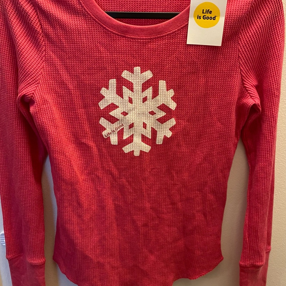 Life is Good thermal shirt